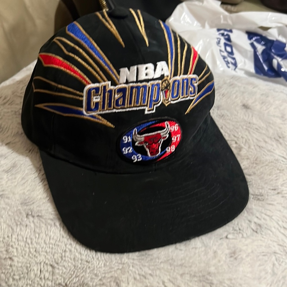 Chicago bulls NBA Finals 98 NBA Championship SnapBack vintage
